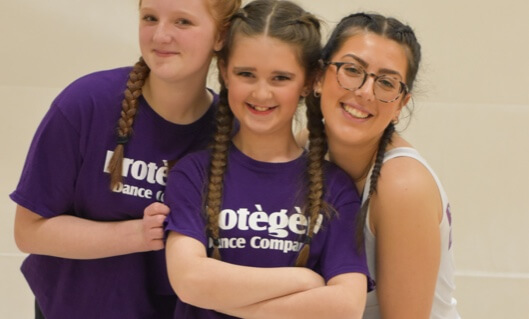 Children and dance teacher